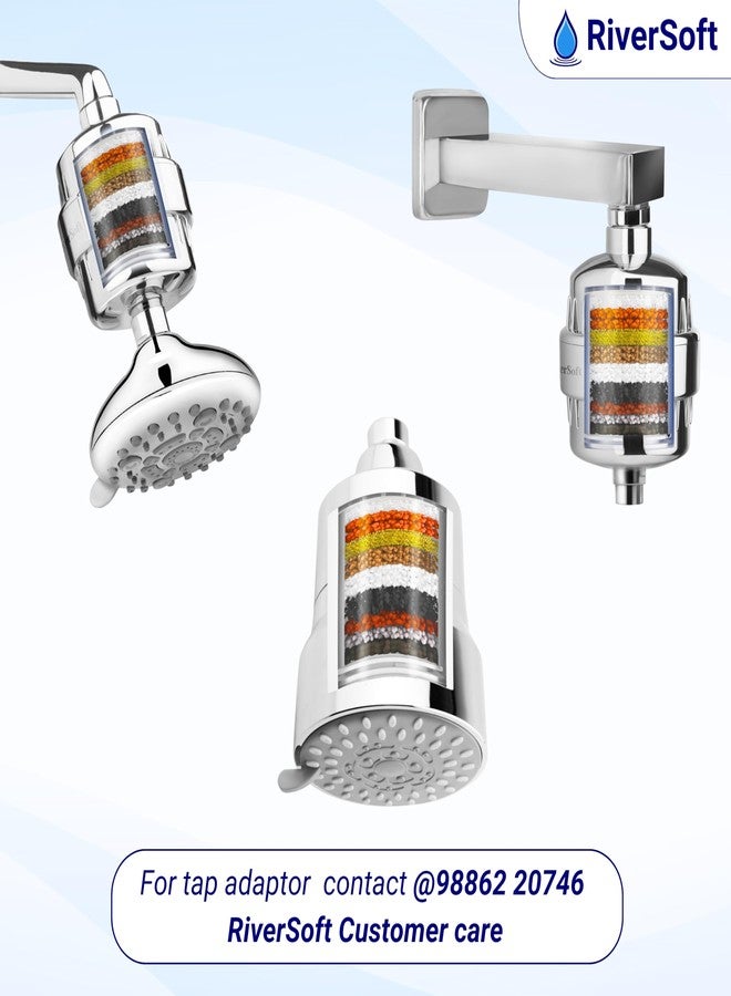 RIVERSOFT SFC-15 PRO Shower Filter Cartridge with 15 Stage | (PP, White, Pack of 2, Cartridge only) - Image 4